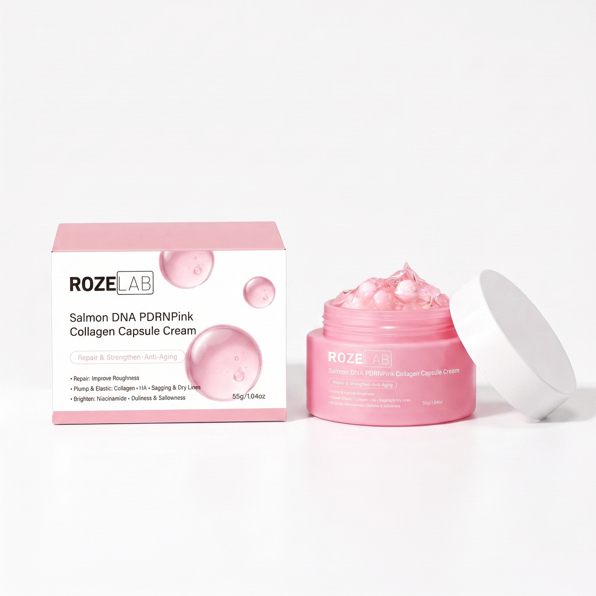 Salmon DNA PDRNPink Collagen Capsule Cream